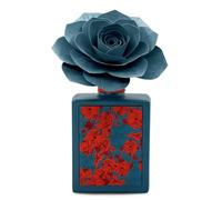 MUHA' | Profumatore per ambienti Art Diffuser, Fragranza MELOGRANO, Diffusore Ambiente con Rosa in Legno di Betulla, Formato da 200 ml