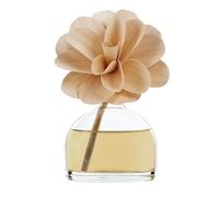 MUHA' | Profumatore per ambienti Flower Diffuser, Fragranza Vaniglia Ambra Pura, Diffusore Ambiente con Fiore in Legno di Betulla, Formato da 200 ml