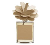 MUHA' | Profumatore per ambienti Flower Diffuser, Fragranza Vaniglia e Ambra Pura, Diffusore Ambiente con Fiore in Legno di Betulla, Formato da 500 ml