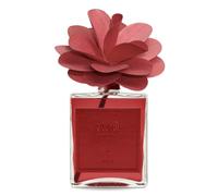 MUHA' | Profumatore per ambiente Flower Diffuser, Fragranza Arancio e Cannella, Diffusore Ambiente con Fiore in Legno di Betulla, Formato da 500 ml
