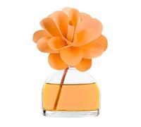 MUHA' | Profumatore per ambienti Flower Diffuser, Fragranza Cedro e Bergamotto, Diffusore Ambiente con Fiore in Legno di Betulla, Formato da 200 ml