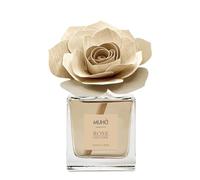 MUHA' | Profumatore Rosa Diffuser, Dolce Latte, 100 ml | Profumatore per AmbientiDiffusore Ambiente con Rosa in Legno di Betulla