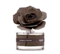 MUHA' | Profumatore Rosa Diffuser, Vaniglia e Liquirizia, 50 ml | Profumatore per AmbientiDiffusore Ambiente con Rosa in Legno di Betulla