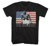 Muhammad Ali - Bandiera il più Grande - American Classici - Solid Adulto Nero