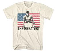 Muhammad Ali - Bandiera il più Grande - American Classici - Solid Avorio Adulti