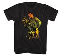 Muhammad Ali Boom Boom Pow T-Shirt Manica Corta Cotone Crew Neck Nera