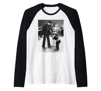 Muhammad Ali Boxer combatte l"attore Kenny Baker 1979 Maglia con Maniche Raglan