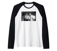 Muhammad Ali Boxer prevede la vittoria del settimo round Joe Bugner Fight Maglia con Maniche Raglan