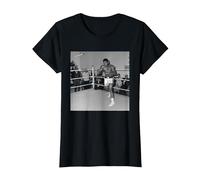 Muhammad Ali Boxing Training per Brian London Fight Maglietta, Donna, Nero, XL