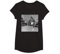 Muhammad Ali Boxing Training per Brian London Fight Maglietta, Ragazze, Nero, L
