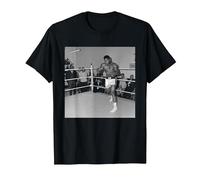 Muhammad Ali Boxing Training per Brian London Fight Maglietta, Uomo, Nero, 4XL