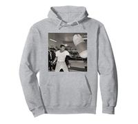 Muhammad Ali Cassius Clay, leggenda della boxe in allenamento 1966 Felpa con Cappuccio
