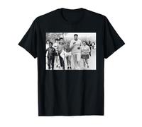 Muhammad Ali Champion Boxer corre con studenti universitari Maglietta