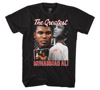 Muhammad Ali - Collage Di Script Di Ali - Manica Corta - Adulto - T-Shirt