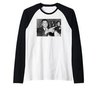 Muhammad Ali Ex Campione del Mondo di Boxe dei Pesi Massimi 1984 Maglia con Maniche Raglan