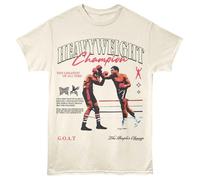 Muhammad Ali - Heavyweight Champion - Stampa Frontale Adulto Solido T-Shirt -