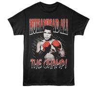 Muhammad Ali - Il Campione - Maglietta A Maniche Corte Unita Per Adulti - Nera