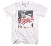 Muhammad Ali - il più Grande Bianco e Nero - American Classici - Bianco Adul