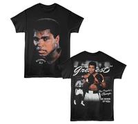 Muhammad Ali - Il Più Grande - Classici Americani - Manica Corta Nera Per Adulti