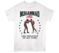 Muhammad Ali - In Stars - Maglietta A Maniche Corte Da Adulto - Bianco