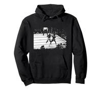 Muhammad Ali Joe Frazier The Fight Boxing World Heavyweight Felpa con Cappuccio