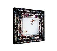Muhammad Ali Knockout - Stampa Su Tela Con Cornice - Varie Dimensioni (30x30 cm)