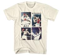Muhammad Ali - Quattro Foto - American Classici - Solido Avorio Adulto Corto Sle