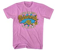Muhammad Ali Stinger Guanto Viola T-Shirt Adulto Manica Corta Heather