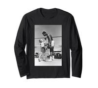 Muhammad Ali Vs Bambino Durante Allenamento Di Pugilato A Londra 1963 Maglia a Manica