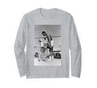 Muhammad Ali Vs Bambino Durante L'Allenamento A Londra 1963 Boxing Maglia a Manica