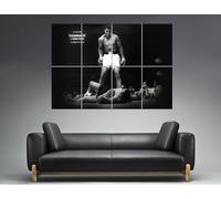 Muhammad Ali Vs Sonny Liston Parete Wall Arte locandina Grande Formato A0 Stampa