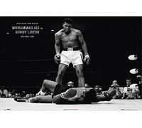 Muhammad Ali vs Sonny Liston Poster (91,5 cm x 61 cm) + Original tesa Powerstrips® (1 Pack/20 PZ.)