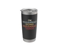 Muhammad Name Muhammad Personalized Name First Given Bicchiere termico in acciaio inox doppia parete
