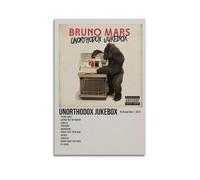 MUHDENG Poster artistico con Bruno Mars, decorazione per camera da letto, soggiorno, pareti, 30 x 45 cm, senza cornice