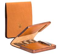 Muhle LUSSO VIAGGIO MANICURE SET CON Vacchetta CUSTODIA e acciaio inox attrezzi