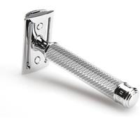 MÜHLE Razor plane closed comb (pettine chiuso) R89 Maniglia in metallo con accenti in metallo cromato