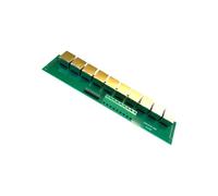 MUHVWM Blocco terminali RJ45 a 10 porte, adattatori paralleli | Blocco dei terminali di 10 porte RJ45, scheda di prova multifunzionale delle reti, analisi per Ethernet