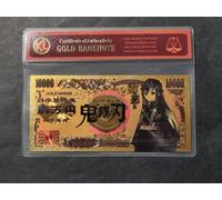 MUICHIRO TOKITO - DEMON SLAYER - BANCONOTA DORATA DA COLLEZIONE -CON CERTIFICATO