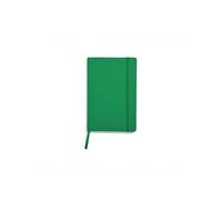 Muitomas, Block Notes A5, Notebook Appunti per Ufficio, con Copertina Morbida, Tasca Interna e Chiusura ad Elastico, 120 Fogli a Righe, 13 x 21 cm, Colore Verde