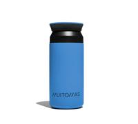 Muitomas, Borraccia Termica 350ml, Borraccia Termica Leggera e Portatile in Acciaio, Borraccia Termica Design Elegante con Chiusura Ermetica, Colore Blu Ottanio