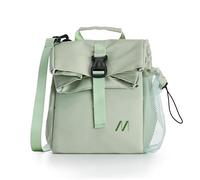 Muitomas, Borsa Termica Efficiente con Tasca Esterna, Materiale Resistente, Capacità di 15 L, Colore Verde Salvia