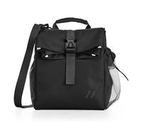 Muitomas, Borsa Termica Efficiente con Tasca Esterna, Materiale Resistente, Capacità di 8 L, Colore Nero