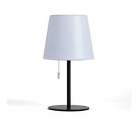 Muitomas Dream Lamp da Tavolo, Lampada LED con Base in Alluminio, Accensione a Cordino, Intensità Regolabile e Ricarica USB-C, Design Moderno, Colore Nero