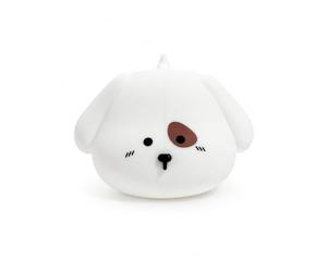 Muitomas Lampada cane in Silicone Soft Touch, Lampada da Comodino LED Multicolore Touch, Ricaricabile USB-C Senza Fili, Luce Notturna per Bambini e Camera da Letto