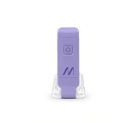 Muitomas Lampada da Lettura con Clip, Luce LED Portatile per Libro, Luce da Lettura Ricaricabile USB-C, Lampada da Libro Regolabile per Leggere a Letto, Lilla