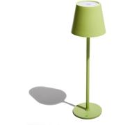 Muitomas, Lampada da Tavolo con Controllo Touch e Intensità della Luce Regolabile, Lampada Design da Comodino o Scrivania, Ricarica cavo USB-C, Batteria 1800 mAh, Colore Verde Salvia