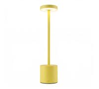 Muitomas, Lampada daTavolo UpDown, Senza Fili e Ricaricabile con Porta USB-C, Diverse Sfumature Di Luce, Autonomia 15 Ore, Colore Giallo