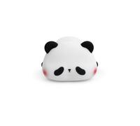 Muitomas Lampada Panda in Silicone Soft Touch, Lampada da Comodino LED Multicolore Touch, Ricaricabile USB-C Senza Fili, Luce Notturna per Bambini e Camera da Letto