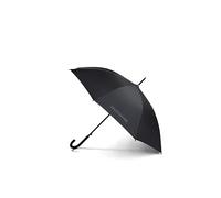 Muitomas Ombrello Automatico con Manico Curvo, Ombrello Antivento Resistente, Struttura con Stecche in Fibra di Vetro, Impugnatura Ergonomica Soft Touch, Elegante per Uso Quotidiano, Nero