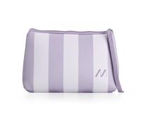 Muitomas Pochette da Donna in Neoprene a Strisce, Borsa da Donna con Chiusura Zip e Laccio Polso, 24 x 16 x 6, Colore Lilla